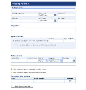 <strong>Free Agenda Templates For Word</strong> - FPPT Meeting agenda template microsoft word