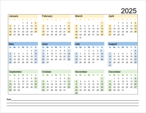 2025-Year-Calendar